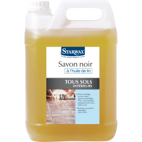 STARWAX sapone nero all'olio di lino 5 l Starwax