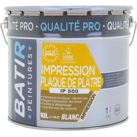 Peinture batir sous-couche pot 10 litres blanc