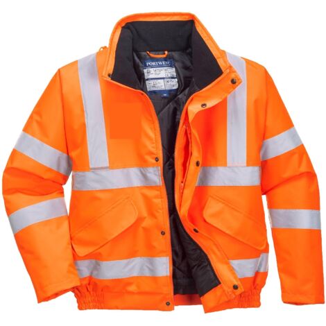 Blouson Hi-vis Ris Couleur : Orange Taille M - Portwest (1/5)
