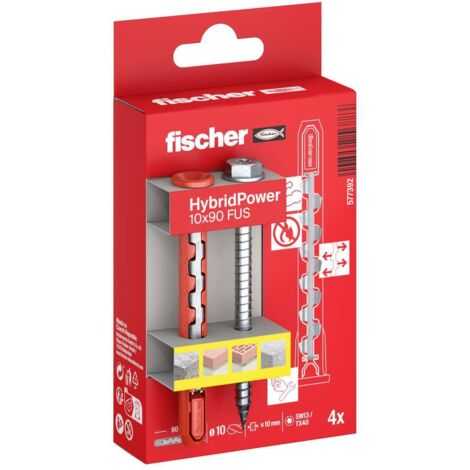 fischer 577392 HybridPower, rosso