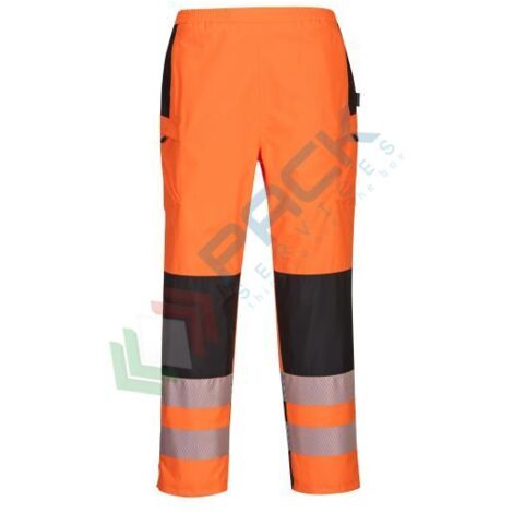 Pantaloni da pioggia donna PW3 Hi-Vis Arancione/Nero XS - FR(32-34) - UK(22-24) (1/2)