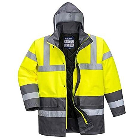 Parka HV Bicolore Giallo/Grigio 3XL