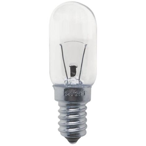 Lampadina a incandescenza tubolare trasparente E14 25W 24V