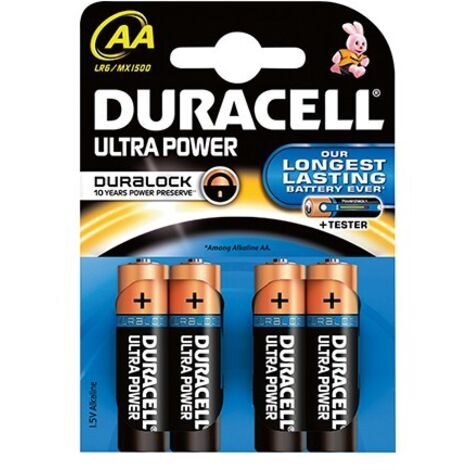 Aa Duracell Ultra Power K4 Con Powercheck