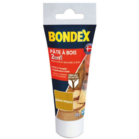 Pasta per Legno Rovere Medio Tubo 80gr BONDEX - 420479