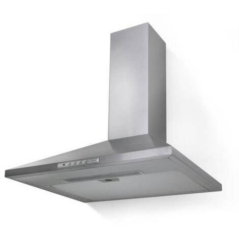 370 M3 - Comandi elettrici - 3 velocità - Filtri metallici - Illuminazione LED - Lunghezza 60 cm - Valia 600 - Trapezio - Inox - Faber