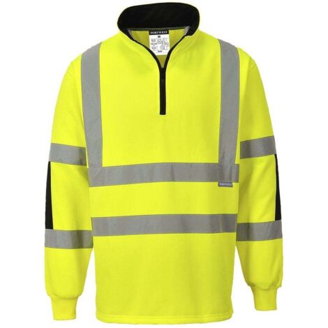 Felpa Rugby Xenon Colore: Giallo Taglia XS - Portwest