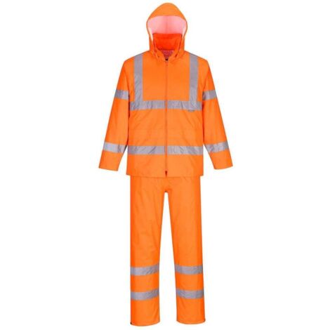 Ensemble De Pluie Enroulable Haute Visibilité Couleur : Orange Taille S - Portwest (1/2)