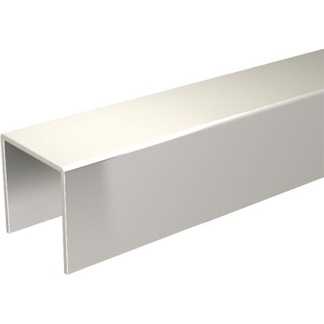 Binario in acciaio zincato MANTION - 30x30 - Profilo a U - 1110/300