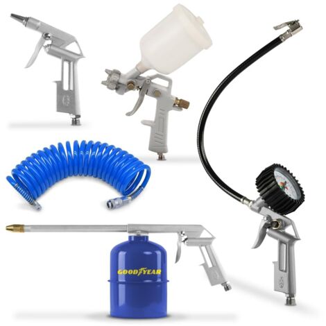 Kit Air Comprimé Goodyear Polyvalence Et Robustesse Pour Outils Pneumatiques - Goodyear (1/4)