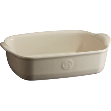Emile Henry, Piatto da Forno Singolo in Ceramica, Ceramica, Argilla, 22 x 14 x 6 cm