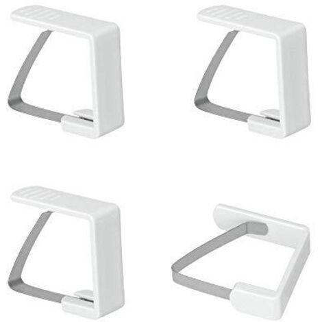 Fissa Nappe Inox+plastica in blister Da 4 254505 - Metaltex (1/4)