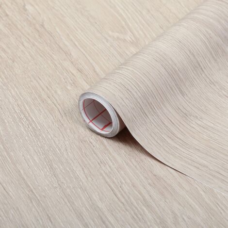 d-c-fix Pellicola Adesiva per mobili legno quercia rovere Santana calce marrone PVC plastica vinile impermeabile decorativa per cucina, armadio, porta carta rivestimento 90 x 210 cm