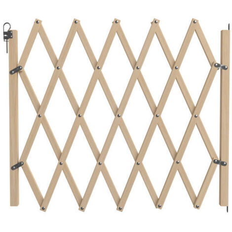 Barriera Stopfix, in legno grezzo, allungabile fino a 110cm Nordlinger