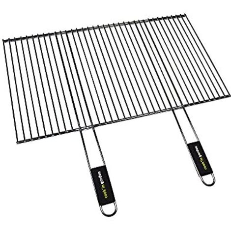 griglia in acciaio al cromo - pu essere tagliata a misura 70X40 cm