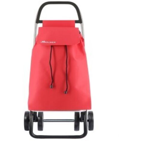 Passeggino da mercato a 4 ruote 43 L Rosso - Ln Saquet 4 - Rolser