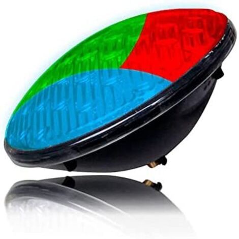 Ampolla Led Piscina Par56 9w 500lm Rgb Multicolore Ip68 ø17.6x6cm Edm (1/2)