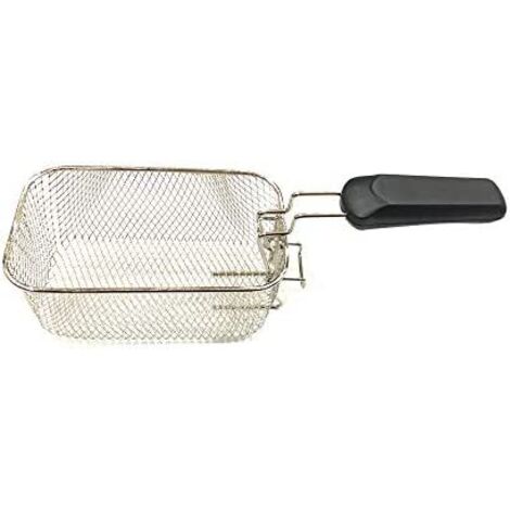 Cestello per friggitrice edm 07583 metallo cromato 18x10.5x8 cm (1/2)
