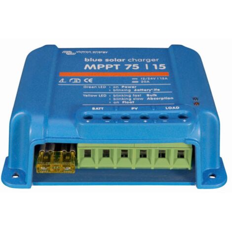 Victron Energy SCC010015050R Regolatore di carica MPPT 12 V, 24 V 15 A