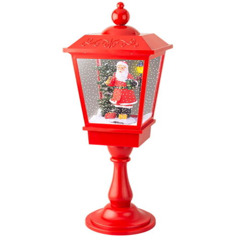 Babbo Natale con movimento e musica, luce fissa, 33 LED, bianco freddo. Lumineo (1/2)