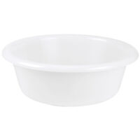 Cuvette ronde 36cm 6.5l blanc alimentaire - ALUMINIUM ET PLASTIQ