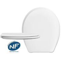 Abattant Wc Dp Long Beach Blanc - Cedo