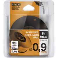 Filamento rivestito senza gas ø 0,9 mm - Bobina in plastica S100 0,9 kg - E71t-gs
