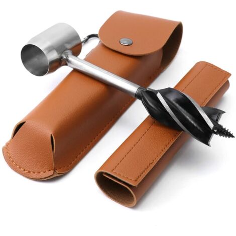 Perceuse à main pour le travail du bois, tariere manuelle pour camping, Bushcraft et randonnée en plein air (1/5)
