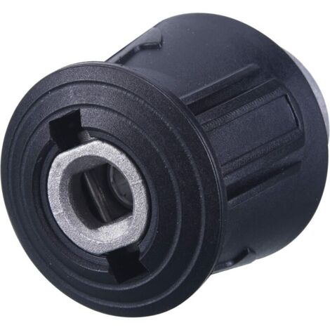 Adaptateur de nettoyeur haute pression pour pistolet et nettoyeur haute pression compatible uniquement avec tuyau Karcher vers raccord femelle M22 15 mm (1/5)