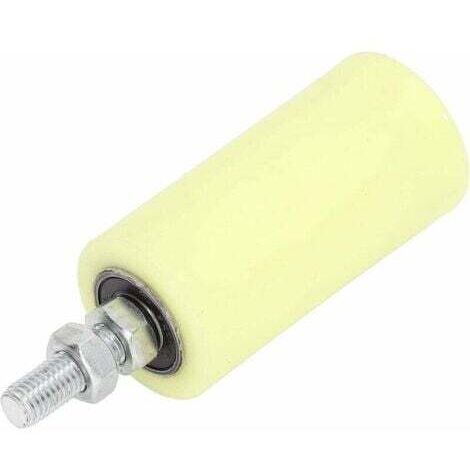 Aiperq – Rouleau de guidage pour portail coulissant en nylon résistant – Longueur 100 mm – Installation facile – Compatible avec tous types de portes (1/4)