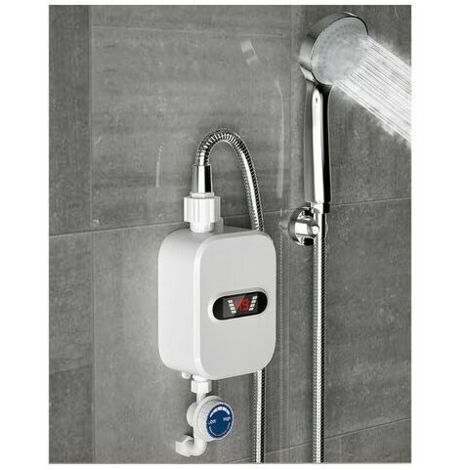 Choyclit – Chauffe-eau instantané électrique 3500W 220V – Compact pour cuisine et salle de bain – Température maximale 55°C – Acier inoxydable