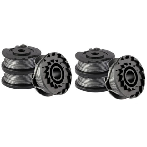 Lot de 6 bobines de fil pour coupe-bordure Bosch ART 23 SL/ART 26 SL, bobine de rechange en nylon (F016800569+F016800385), diamètre : 1,65 mm, 4,9 m (1/5)