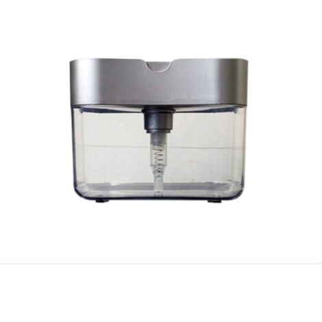 AGE 1 paquet de distributeur de savon créatif en plastique gris foncé brosse à vaisselle accessoires d'outils outils de nettoyage ménagers (1/5)