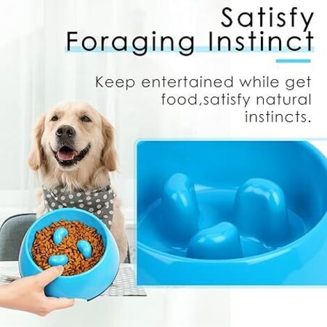 Lèche-plat Interactif Pour Chien – Bol D'alimentation Lente Avec Boule Rotative, Antidérapant, En PP (14,5x5,5 Cm)