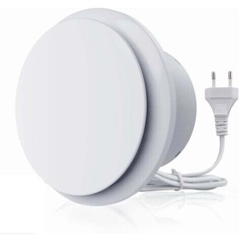 AGE Extracteur d'air 130m³/h 12W –Ventilateur d'extraction silencieux –Économe en énergie pour salle de bain, cuisine, serres, tentes –4 pouces (1/4)