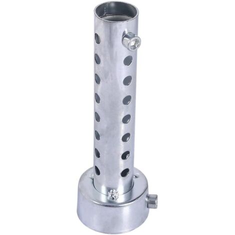 AGE Silencieux de moto, tuyau d'échappement de moto universel, insert de déflecteur de silencieux pour tuyau d'échappement 35mm/42mm/45mm argent (45mm) (1/5)