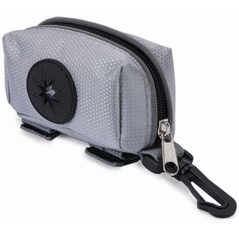 AGE 1 paquet de sac à ordures pour animaux de compagnie sac de toilettage pour chien portable simple boucle en plastique argenté sac de toilette pour animaux de compagnie accessoires pour animaux de c (1/5)