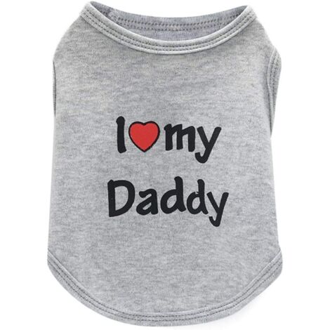 AGE Gilets pour chiens Chemises sans manches pour chiens T-shirts pour chiens Gilets pour papa Vêtements pour chiots Chats et chiots Chemises d'été pour animaux de compagnie Vêtements Vêtements pour a (1/4)