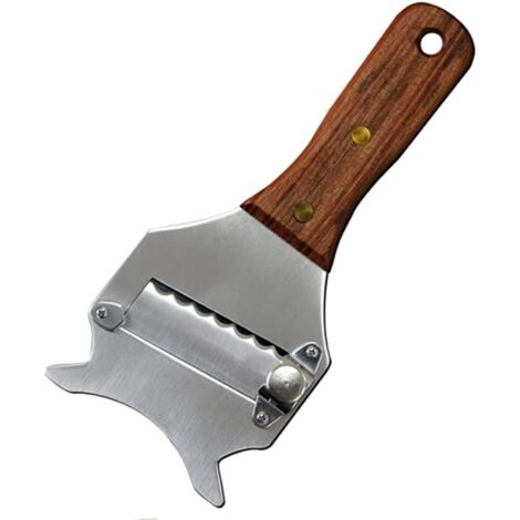 AGE 1 paquet de couteau à trancher au chocolat noir en acier inoxydable 304 râpe multifonctionnelle à fromage végétal pour la cuisson de la cuisine (1/5)