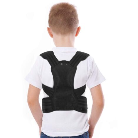 RGE Correcteur de posture pour le dos des enfants, confortable, léger et réglable, soulage les douleurs au cou, aux épaules et au dos (1/5)