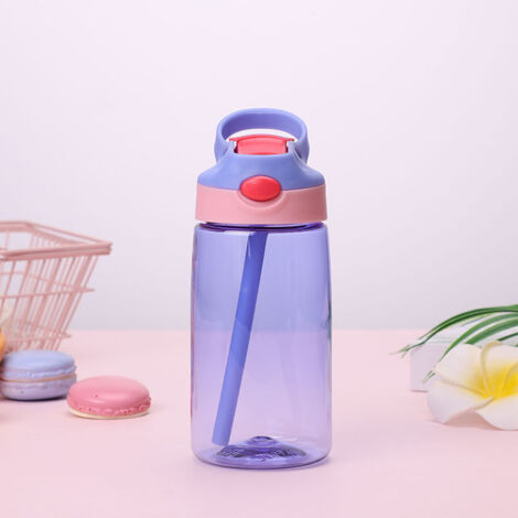 RGE 1 bouteille d'eau pour enfants avec bouteille d'eau étanche 480 ml BPA pour étudiants garçons et filles (violet) (1/5)