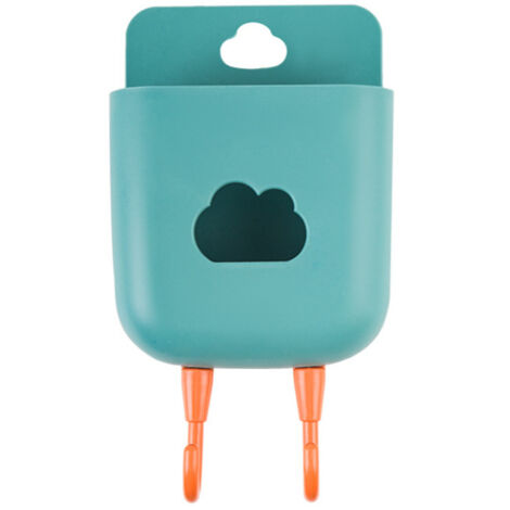 RGE Support de support de télécommande TV mural 4 pièces avec crochets pour la maison, le bureau, le téléphone portable, les écouteurs vert foncé (1/5)