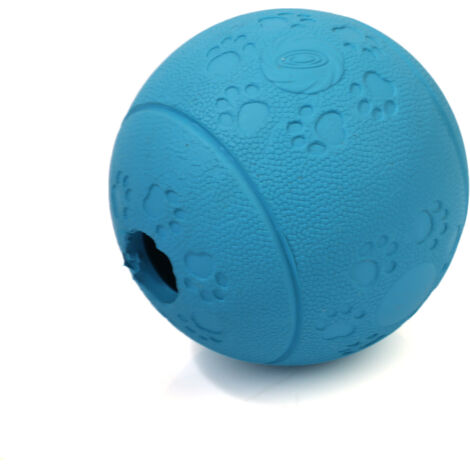 RGE Balles de friandises pour chien Balles de jouet, balles de nourriture en caoutchouc résistantes aux morsures pour chiens de compagnie Jeux d'exercice pour animaux de compagnie Balles d'entraînemen