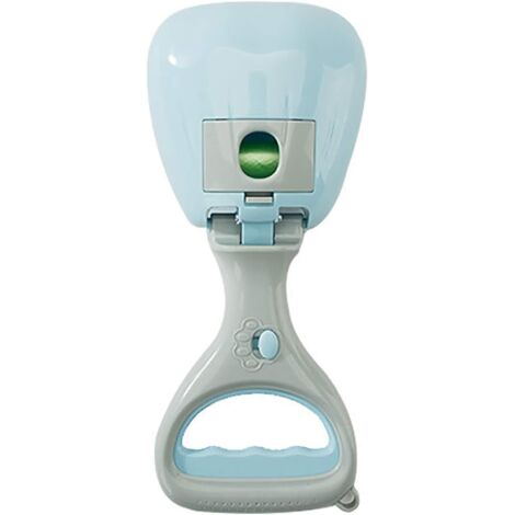 RGE Pet Poop Pickup Handheld Poop Pelle Pet Stool Collector Poop Cleaner Cream Blue avec poignée (1/5)