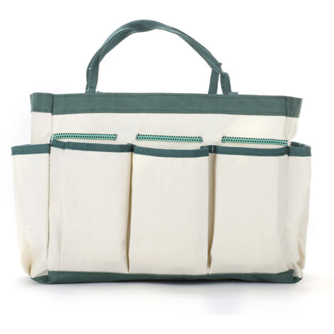RGE Organisateur d'outils de jardin avec 9 poches Sac à outils de jardin intérieur et extérieur Organisateur de sac de jardinage robuste (1/4)