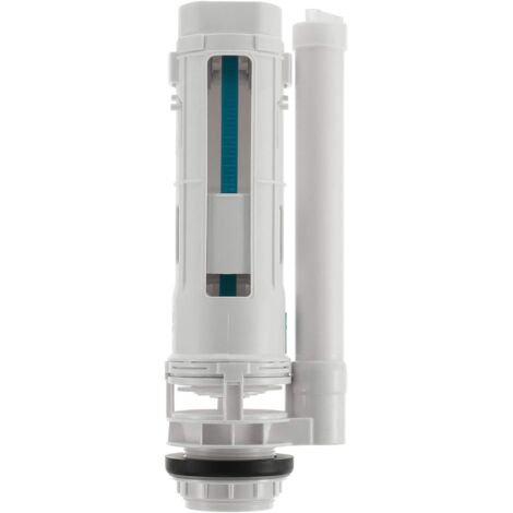 RGE Toilettes Valve de Chasse Chasse D' Eau en Plastique À Double Chasse Push Bouton Valve pour Une Pièce de Couleur Double Vanne de nge Blanc 29Cm (1/5)