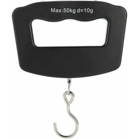 RGE Balance à bagages numérique 50kg/10g balance à bagages voyage balance à bagages Portable balance de pêche balance de valise voyage Shopping usage domestique (1/5)