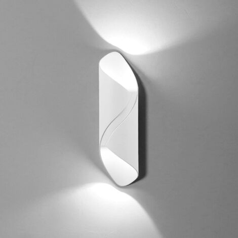 RGE BDD 10W Créatif Moderne Lampe Murale LED Applique Murale Imperméable Aluminium Lampe de Mur LED Intérieur Extérieur pour Salle de Bains Chambre à Coucher Salon Entrée Couloir Escalier Porche (1/5)