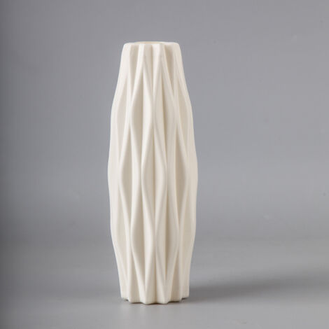 AGE Vases de fleurs, modernes pour décoration de la maison, du salon, des centres de table et des événements 217 cm - Blanc