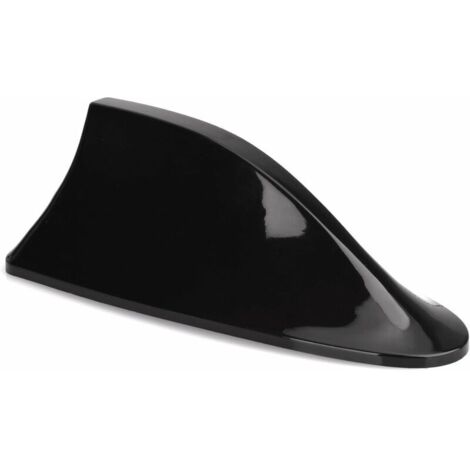 AGE Antenne universelle de voiture Antenne universelle d'aileron de requin de voiture Antenne de toit AMFM Antenne en aluminium Antenne de voiture noire de 17 cm avec amplificateur ABS (1/5)